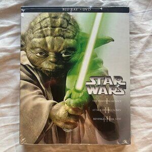 Star Wars prequel trilogy on Blu-Ray and DVD